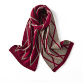 Bufanda Pashmina 100% Cachemira para hombres y mujeres, bufanda gruesa y cálida de invierno