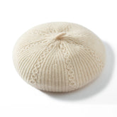 Pure cashmere Beret Soft Warm Girls Cashmere French Beanie Hat