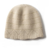 Sombrero de gorro de cachemir puro para mujeres sombrero de cachemira de invierno