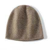 Pure Cashmere Beanie for Women and Men Soft Warm Cashmere Hat