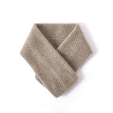 Bufanda pequeña de punto de cuello alto triangular con calentador de cuello 100% cachemira