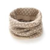 Bufandas cómodas del calentador del cuello de la cachemira de la redecilla tejida del invierno