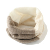 Cubierta de cuello de punto con bloques de color 100% cachemir empalmado