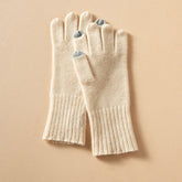 100% Cashmere Touchscreen Gloves Knit Winter Hand Warmers