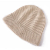 Winter Bucket Hats for Women Cashmere Hat Soft Warm Knitted Cap