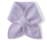 Chal de punto de cachemira para niños con lazo y pañuelo para el cuello