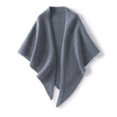 Capas cálidas Chales de punto 100% cachemir Abrigo tipo chal drapeado