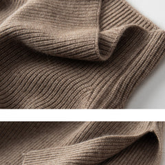 100%Cashmere Half Poncho Women Winter Thick Pashmina Shawls