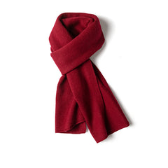 Classic Knit Soft 100% Cashmere Scarf Lightweight Wrap Scarf