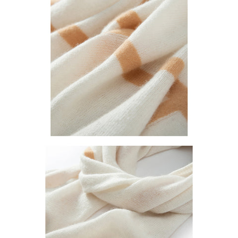 100% Cashmere Scarf Women Lightweight Luxury Cashmere Wrap Scarf