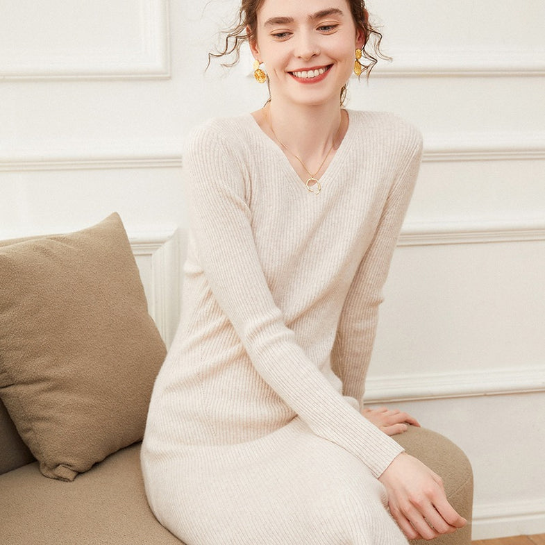 Luxury Women's Pure Cashmere Dresses  Cashmere Life