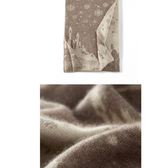 100% Cashmere Scarf Lightweight Christmas Cashmere