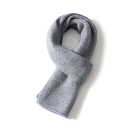 Classic Knit Soft 100% Cashmere Scarf Luxury Lightweight Wrap Scarf Unisex