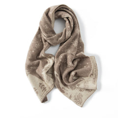100% Cashmere Scarf Lightweight Christmas Cashmere