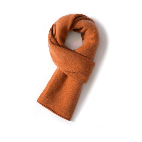 Classic Knit Soft 100% Cashmere Scarf Luxury Lightweight Wrap Scarf Unisex