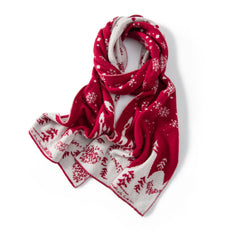 100% Cashmere Scarf Lightweight Christmas Cashmere