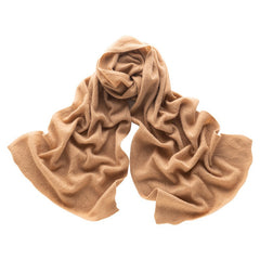 Leaf Pattern Cashmere Wrap 100% Cashmere Lace Knit Scarf