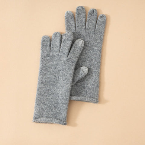 Unisex Cashmere Knit Touchscreen Gloves Winter Knitted Thermal Handwear