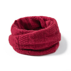 Luxurious 100% Cashmere Cable-Knit Infinity Neck Warmer