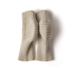 100% Cashmere Knee Brace Support Leg Warmers for Cycling & Skiing