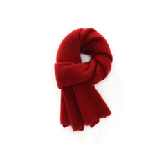 100% Ribbed Cashmere Scarf Knit Classic Lightweight Warm Shawl