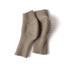 100% Cashmere Knee Brace Support Leg Warmers for Cycling & Skiing