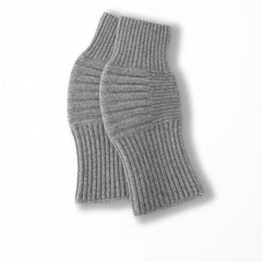 100% Cashmere Knee Brace Support Leg Warmers for Cycling & Skiing
