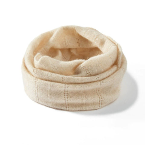 Winter Knitted Snood Cashmere Neck Warmer Infinity Scarf Neck Gaiter