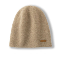 100% Cashmere Winter Beanie Double-sided Two Colors Hat