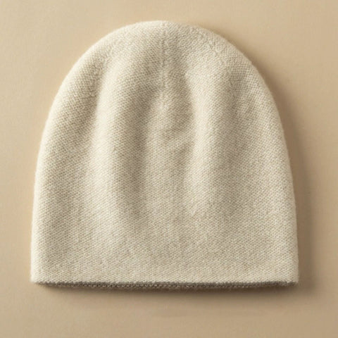 100% Pure Cashmere Unisex Soft Slouchy Beanie  Luxurious Knit Hat