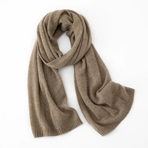 100% Cashmere Knit Warm Long Pashmina Big Scarves Wrap Shawl