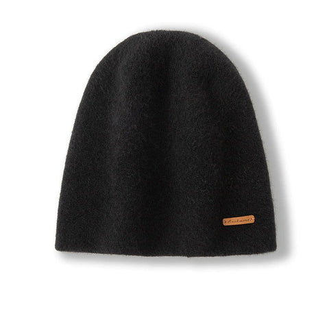 100% Cashmere Winter Beanie Double-sided Two Colors Hat for Men or Women