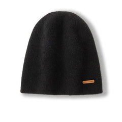 100% Cashmere Winter Beanie Double-sided Two Colors Hat