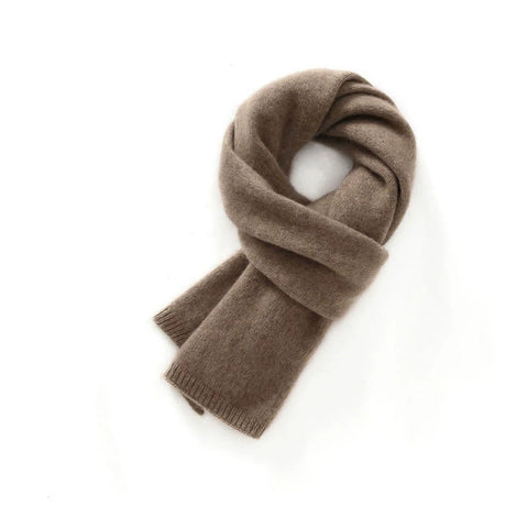 Luxury Soft Knit 100% Cashmere Neck Scarf Unisex Winter Wrap
