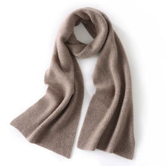 Classic Soft Winter Wrap 100% Cashmere Knit Scarf for Women & Men