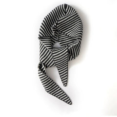 Women Winter Knitted Striped Hooded Skull Shawls Warm Knitted Hat