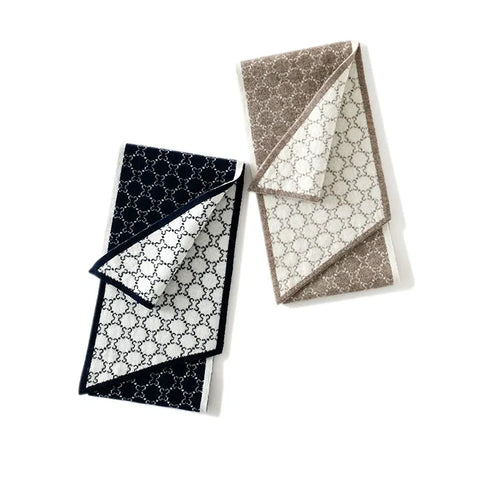 100% de cachemir Jacquard Patrón floral impreso