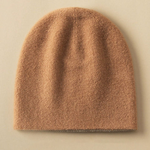 100% Pure Cashmere Unisex Soft Slouchy Beanie  Luxurious Knit Hat