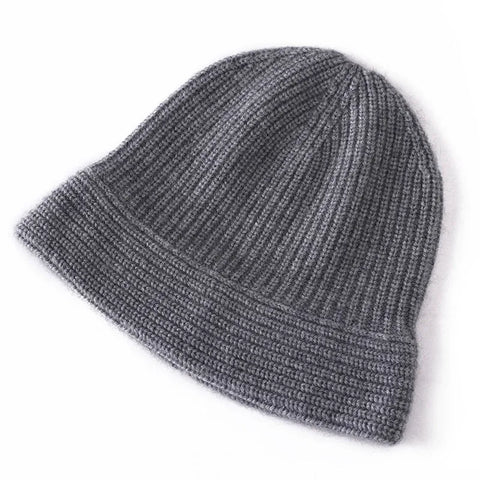 Winter Bucket Hats for Women Cashmere Hat Soft Warm Knitted Outdoor Cap