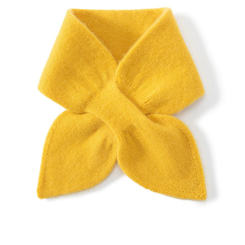 Kids Cashmere Knitted Bowknot Neckerchief Soft Neck Warmer Casual Shawl