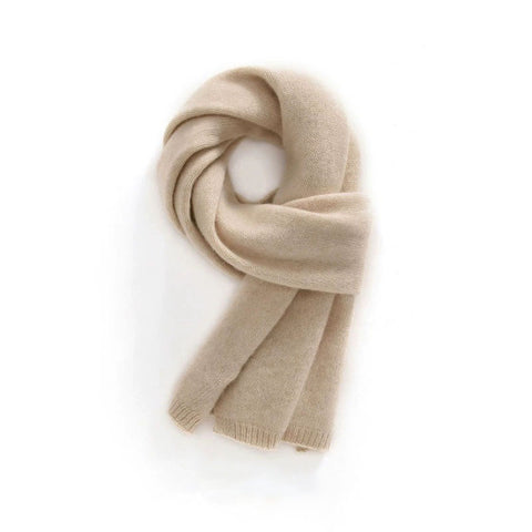 Luxury Soft Knit 100% Cashmere Neck Scarf Unisex Winter Wrap