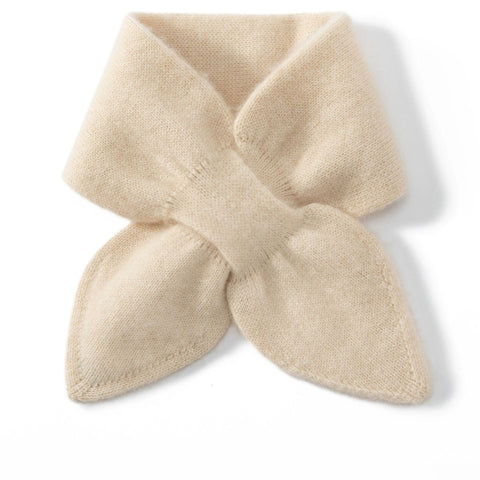 Kids Cashmere Knitted Bowknot Neckerchief Soft Neck Warmer Casual Shawl