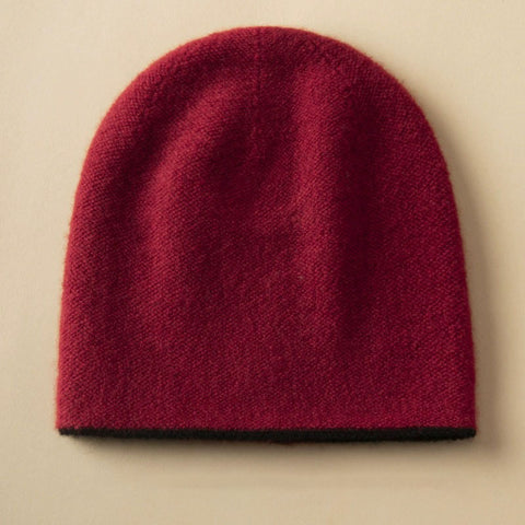 100% Pure Cashmere Unisex Soft Slouchy Beanie  Luxurious Knit Hat