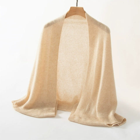 Travel Cashmere Shawl Women's Warm Scarves Knitted Poncho Wraps