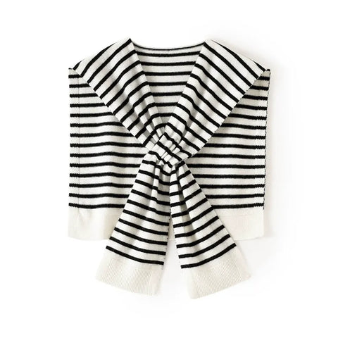 Collar Cape Strip -Socho Showly Shoulder Top -Tope Wrap Unisex