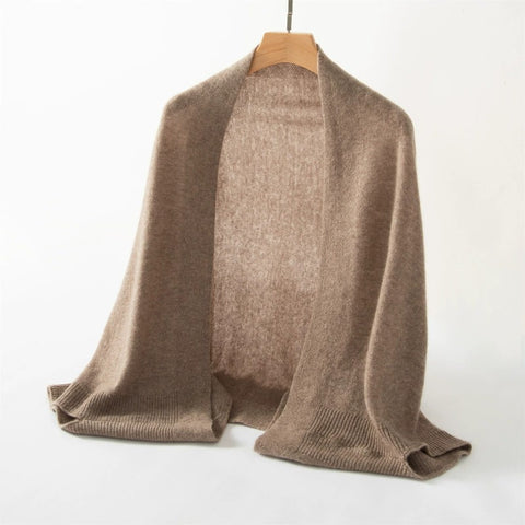 Travel Cashmere Shawl Women's Warm Scarves Knitted Poncho Wraps