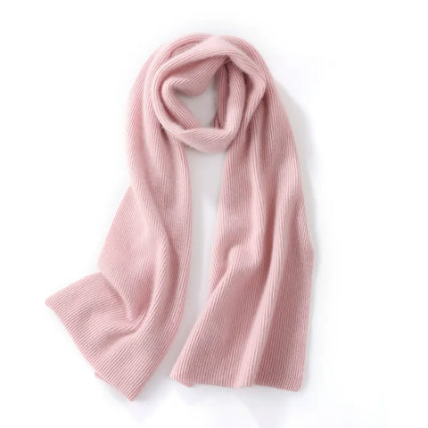 Bufanda clásica de invierno suave de punto 100 % cachemir para mujer & Hombres