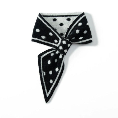 GUARIO DE CANTA PURO PURO CASHMERE CORTA DECORACIÓN CELLA POLKA POLKA BOWF BANCA