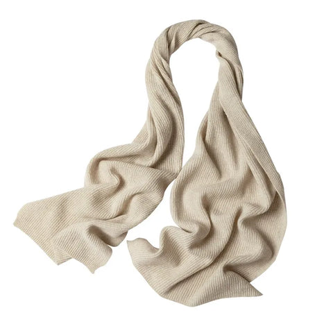 Winter Women Pure Cashmere Knitted Scarf Shawl Poncho Casual Scarf