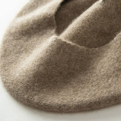 Soft French Style Winter Cap 100% Cashmere Beret Hat for Women